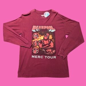 Marvel Deadpool Long Sleeve Shirt Size M